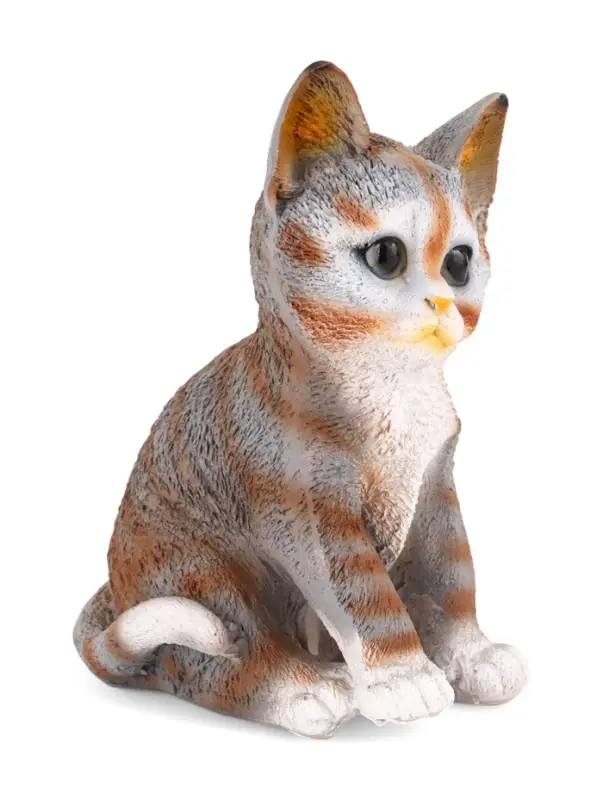 Садовая фигура из полистоуна &laquo;Полосатый Котёнок&raquo;, 20&times;14&times;12 см