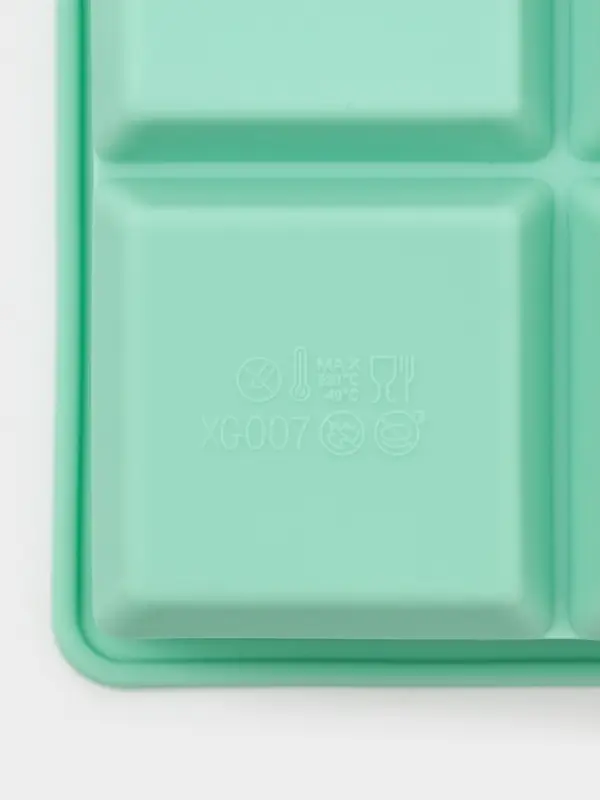 Форма для льда и заготовок Доляна &laquo;Кубик&raquo;, силикон, 16&times;11&times;4.8 см, 6 ячеек (4.6&times;4.6 см), бирюзовая