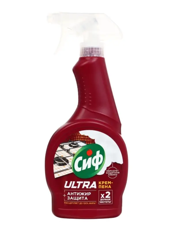 Чистящее средство крем-пена для кухни СИФ антижир, 500 мл