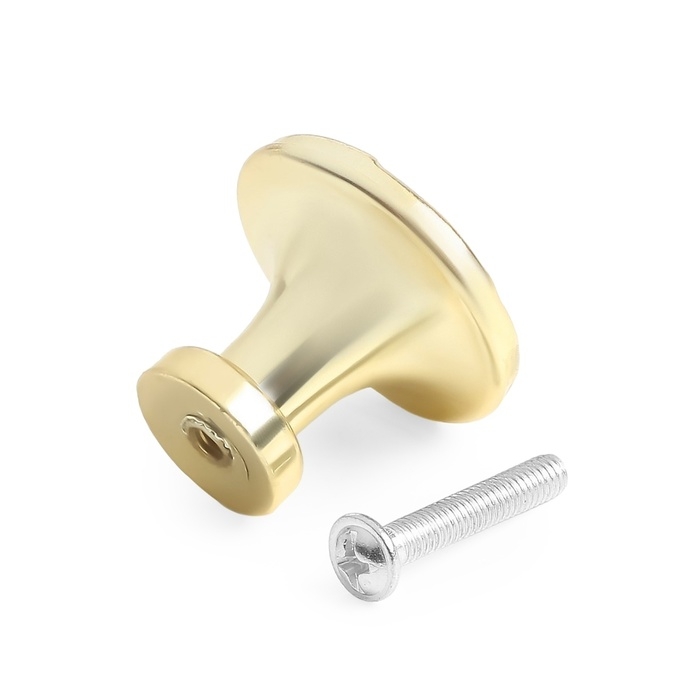 Ручка кнопка ТУНДРА РК018GP, цвет золото, 8 шт TMP Ручка кнопка ТУНДРА РК018GP, цвет золото, 8 шт TMP