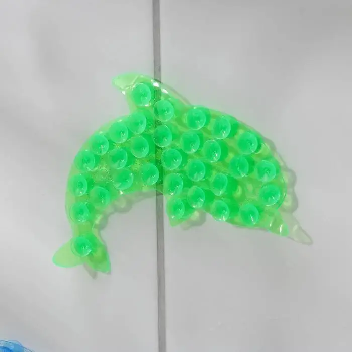 Мини-коврик для ванны «Дельфин», 11×12 см, цвет МИКС Мини-коврик для ванны «Дельфин», 11×12 см, цвет МИКС