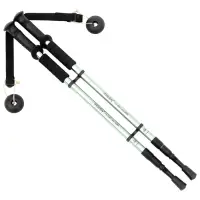 Палки трекинговые maclay Alu 100, телескопические, 3-секционные, до 135 см, 2 шт.