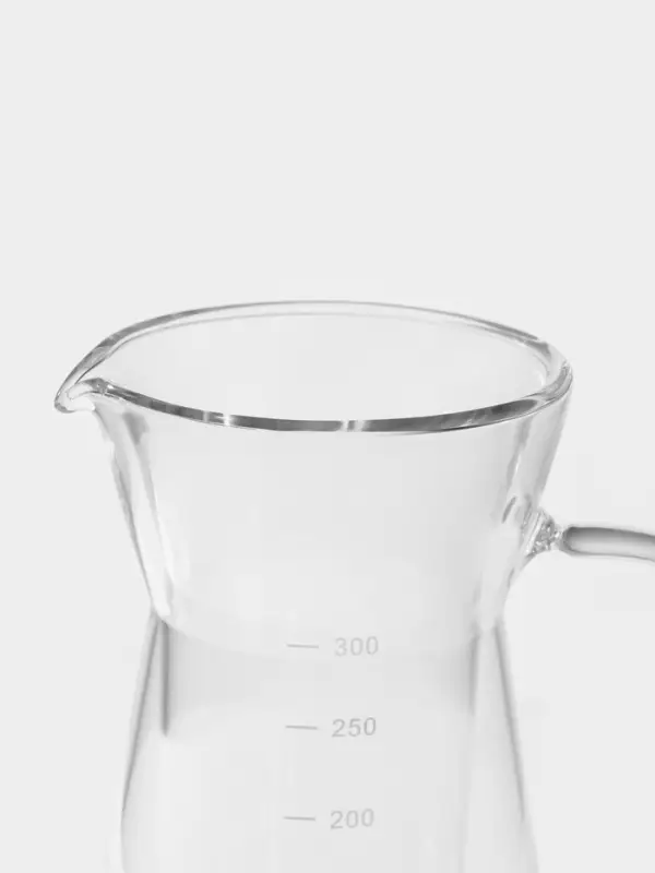 Кофеварка кемекс для кофе &laquo;Типика&raquo;, 300 мл, с мерной шкалой, стекло, прозрачная