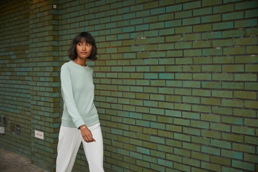 Свитшот женский BNC Inspire (Organic), бордовый, размер XS