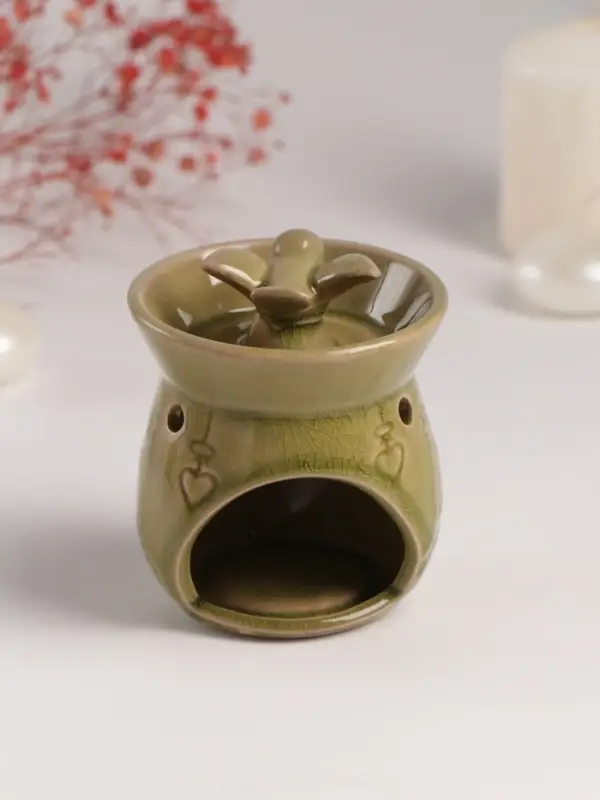 Аромалампа для эфирных масел &laquo;Птички на ветке&raquo;, керамика, 7.5&times;7.5&times;9.8 см