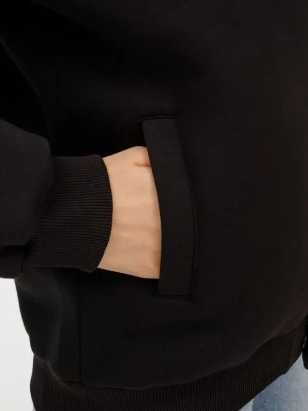 Бомбер унисекс AtmosWear, черный, размер S