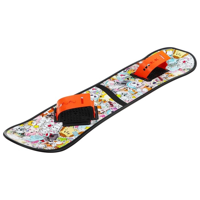 Сноуборд детский Snow Cat с облегчёнными креплениями, 95 см, цвет разноцветный Сноуборд детский Snow Cat с облегчёнными креплениями, 95 см, цвет разноцветный