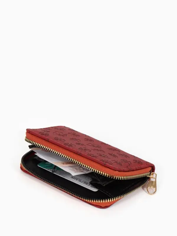 Кошелек жен 07-01-01 Июнь2526, 13*2*9 см, 2 отд+отд/молн, д/карт, бордо Кошелек жен 07-01-01 Июнь2526, 13*2*9 см, 2 отд+отд/молн, д/карт, бордо