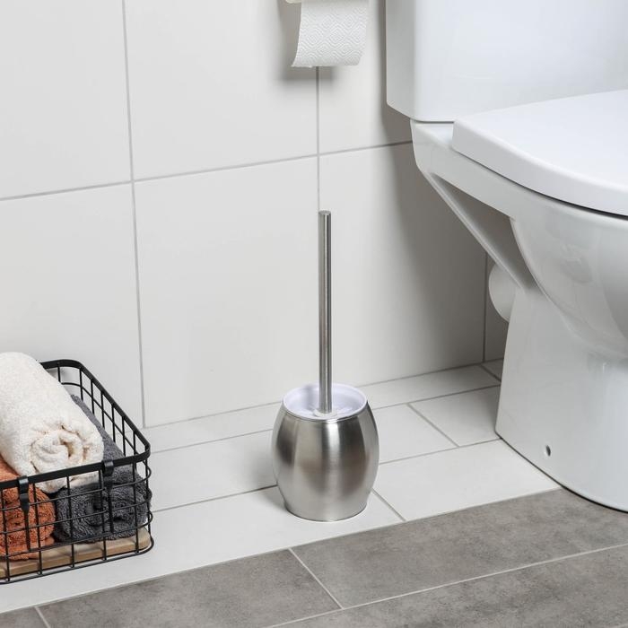 Ёршик для унитаза с подставкой, 12×12×37 см Ёршик для унитаза с подставкой, 12×12×37 см