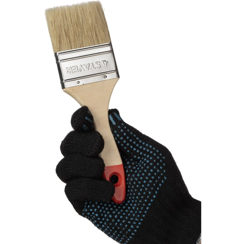 Кисть плоская 2,5"/63 мм, натур.щетина STAYER 0101-063