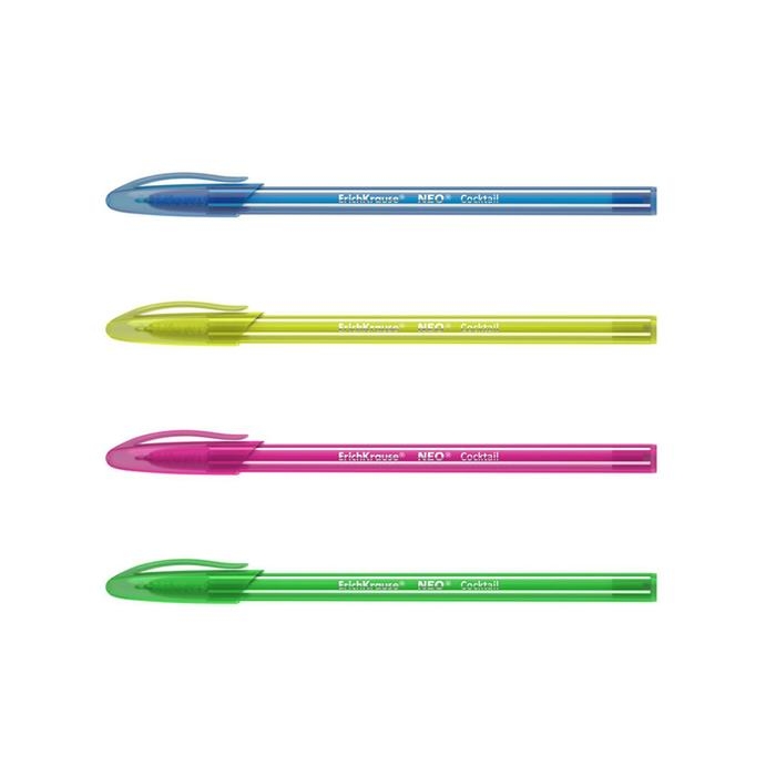 Набор ручка шариковая Erich Krause Neo Cocktail, синяя, микс Набор ручка шариковая Erich Krause Neo Cocktail, синяя, микс