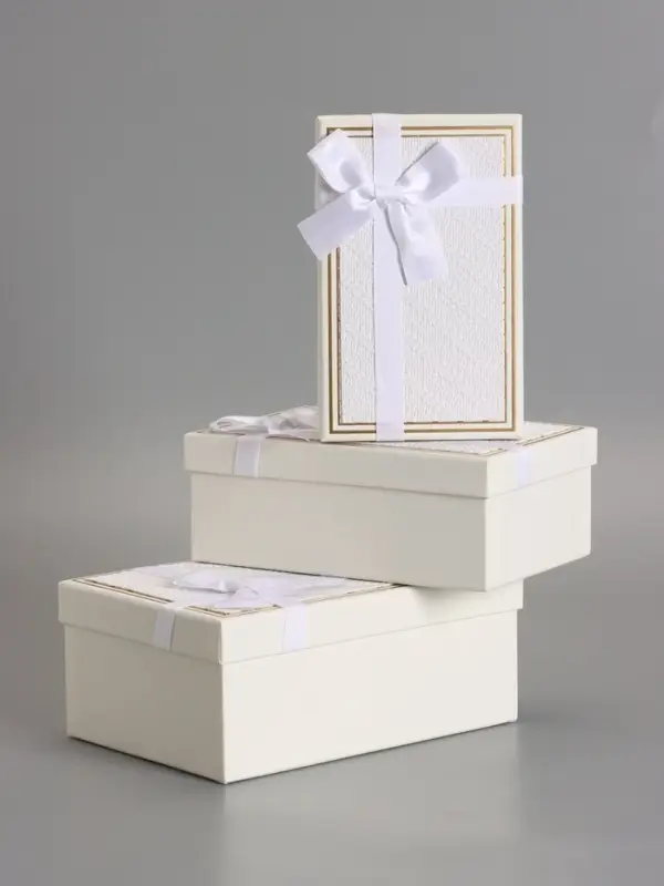 Наборок коробок 3 в 1 прямоугольные 23*16*9.5 21*14*8.0 19*12*6.5 см