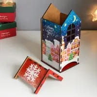 Чайный домик &laquo;С Новым годом&raquo;, 20&times;10.5&times;9.5 см