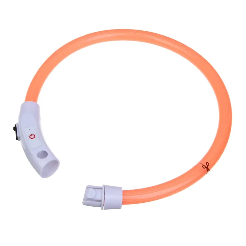 VETTA&nbsp;Ошейник&nbsp;светящийся&nbsp;с&nbsp;USB&nbsp;зарядкой,&nbsp;поливинилхлорид,&nbsp;ABS&nbsp;пластик,&nbsp;52,5 см