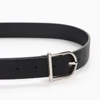 Ремень женский, 1 прокол, металл пряжка, 2.8&times;105 см, чёрный