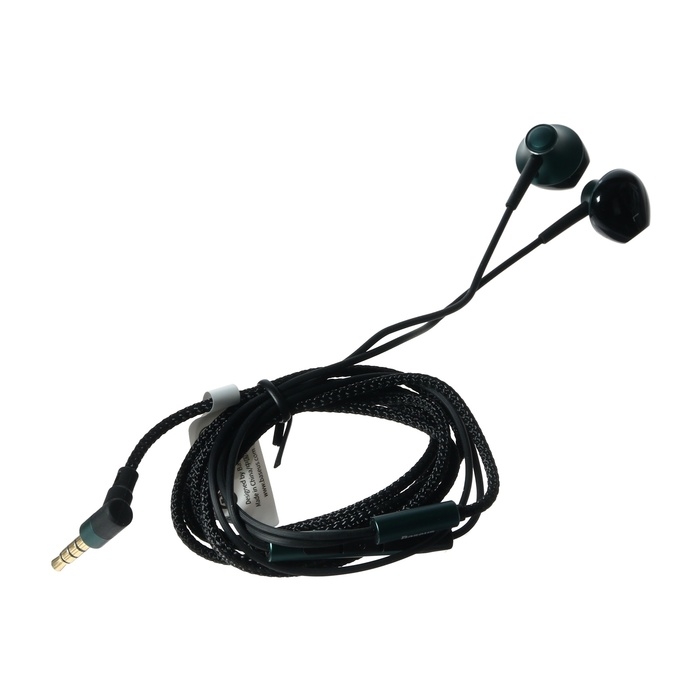 Наушники Baseus Encok H06, вкладыши, проводные, зелёные Наушники Baseus Encok H06, вкладыши, проводные, зелёные