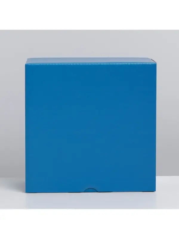 Коробка подарочная складная, упаковка, «Синяя», 15 х 15 х 7 см Коробка подарочная складная, упаковка, «Синяя», 15 х 15 х 7 см