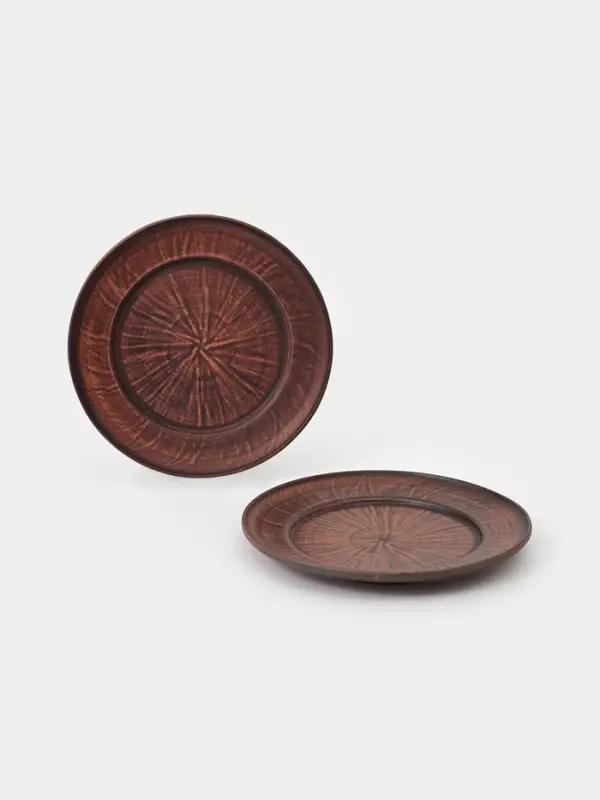 Набор 2 шт Тарелка &laquo;Гладкий&raquo;, 2,5х25х25 см