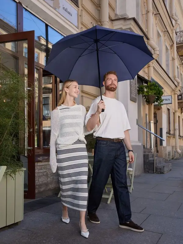 Зонт-трость Zero XXL, темно-синий Зонт-трость Zero XXL, темно-синий