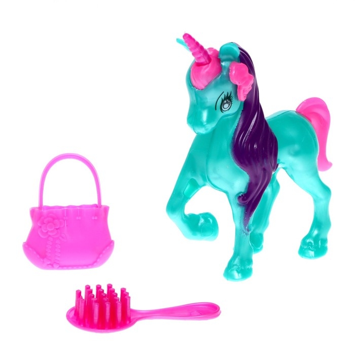 Игрушка «Единорог» с аксессуарами, МИКС Игрушка «Единорог» с аксессуарами, МИКС
