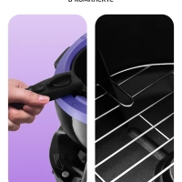 Аэрогриль электрический с чашей КТ-2218 - 5 л 1400 Вт