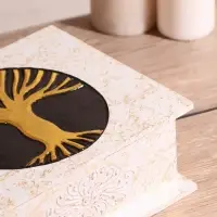 Шкатулка "Древо жизни" 24х18х9 см, МДФ