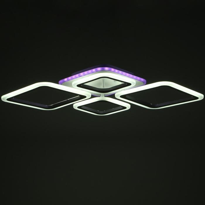 Люстра ГАЛЛОП 10410005 LED 90Вт белая 73x50,5x7,5 см.