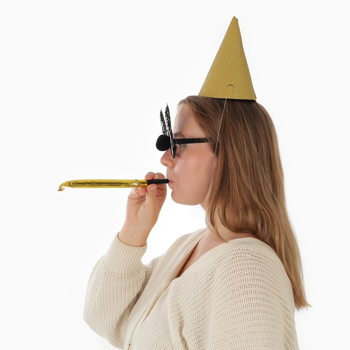 Набор воздушных шаров &laquo;Вечеринка&raquo;: 6 шаров, 6 свистков, 6 колпаков, очки