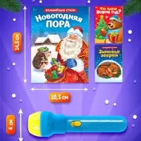 Игровой набор с проектором ZABIAKA &laquo;Волшебный проектор&raquo;, 3 книжки со сказками, 3 слайда, 24 картинки