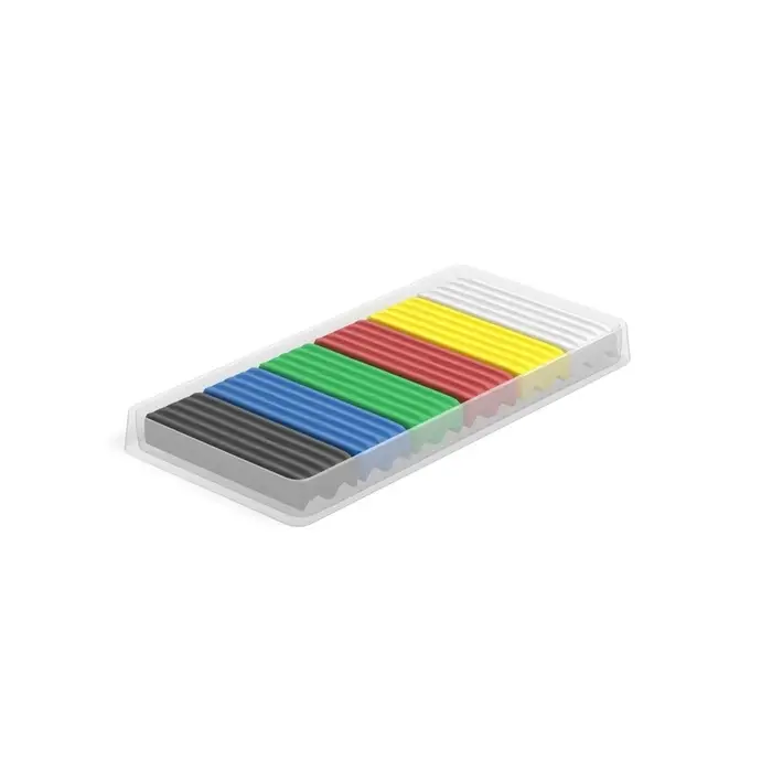 Пластилин ErichKrause Basic light pack, 6 цветов, 96 г, европодвес, в пакете
