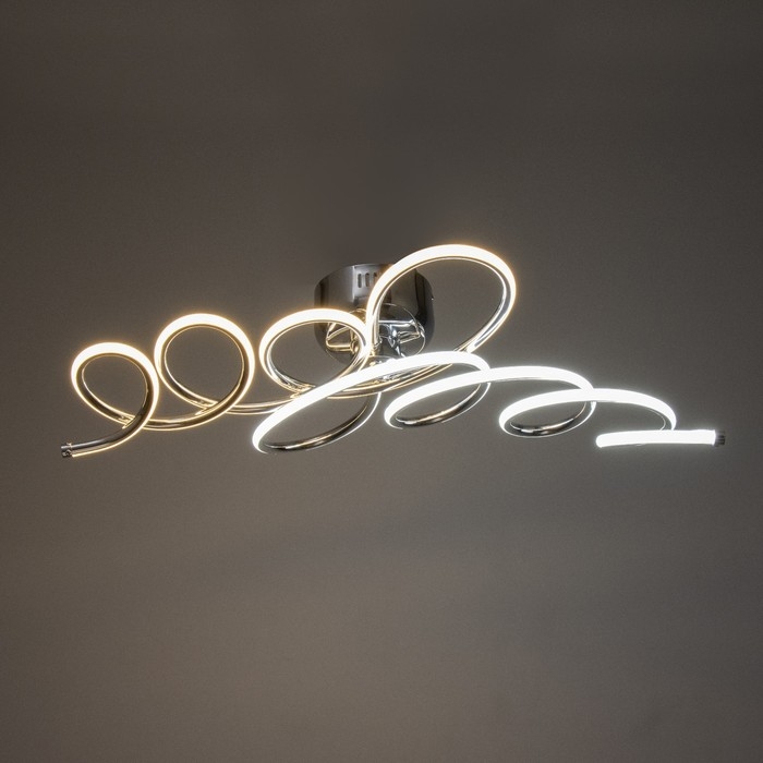 Люстра Люстра "Астенна" LED 110Вт хром 76х50х17 см BayerLux