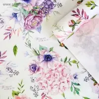 Бумага упаковочная крафтовая «Нежнее нежного», 70 х 100 см Бумага упаковочная крафтовая «Нежнее нежного», 70 х 100 см