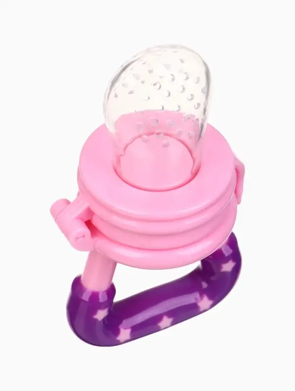 Ниблер для прикорма, с силиконовой сеточкой  Ниблер для прикорма, с силиконовой сеточкой "Принцесса", цвет розовый