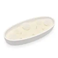 Свеча ароматическая в гипсе &laquo;Цветы&raquo; 21.5&times;8.7&times;4 см, 150 г, 25 ч