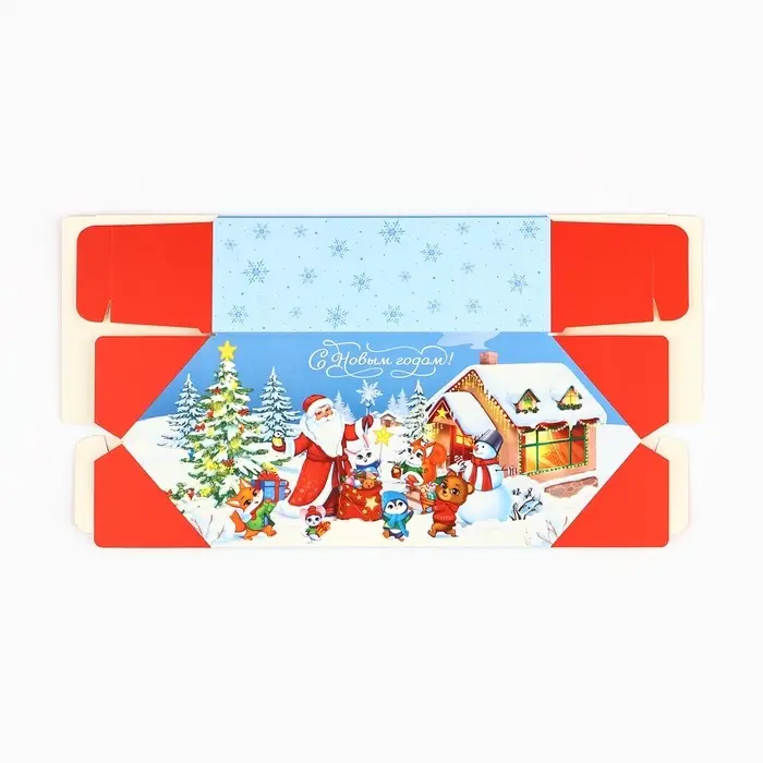 Складная новогодняя коробка-конфета «Чудес и волшебства», 9.3 х 14.6 х 5.3 см Складная новогодняя коробка-конфета «Чудес и волшебства», 9.3 х 14.6 х 5.3 см