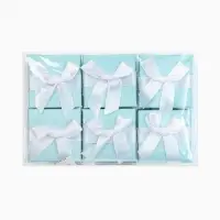 Набор коробочек подарочных 6 шт. под кольцо &laquo;Тиффани&raquo; 5&times;5, цвет бирюзовый (3593346)