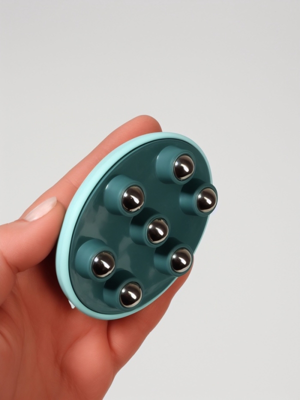 Массажёр пластик/металл универс 7 шар 8*6*6см зеленый ОТ