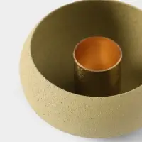 Подсвечник на 1 свечу на магнитах &laquo;Оливковый&raquo;, 7.5&times;7.5&times;3.5 см