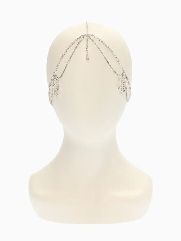 Украшение для волос  Украшение для волос "Богема", цвет белый в серебре