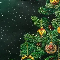 Пакет подарочный новогодний ламинированный, «Ветки елки» , 11.5×6.5×14.5 см Пакет подарочный новогодний ламинированный, «Ветки елки» , 11.5×6.5×14.5 см