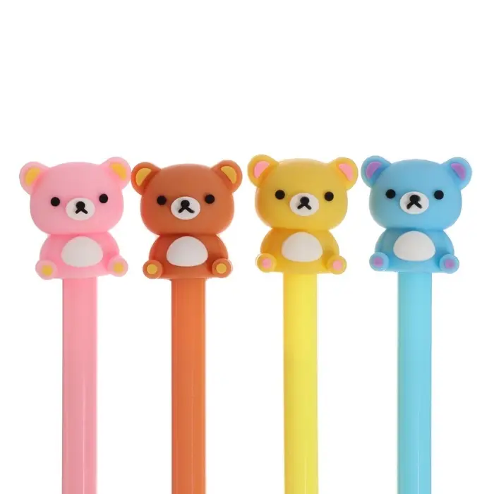 Ручка-прикол Calligrata &laquo;Мишка&raquo;, синий стержень, гелевая, МИКС