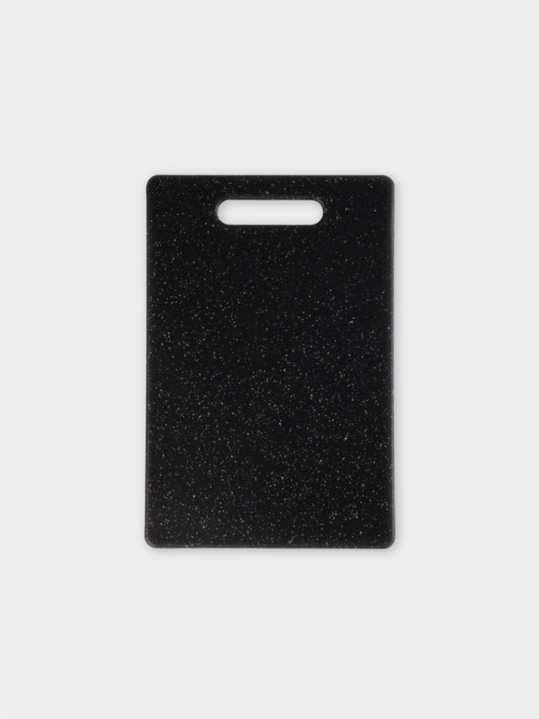 Доска разделочная Доляна «Морбио», пластик PP, 30×20×0.7 см, чёрная