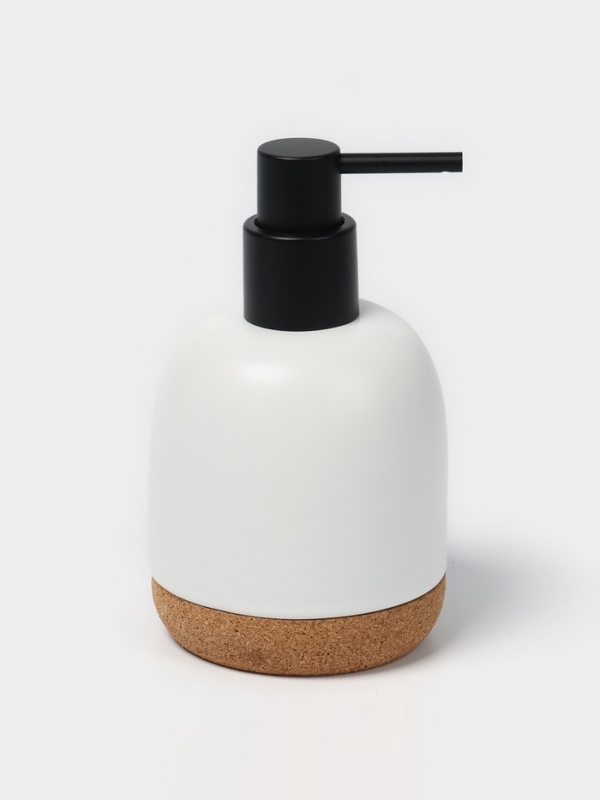 Набор для ванной Набор для ванной "Пробка" 3 предмета (дозатор для мыла, стакан, мыльница)