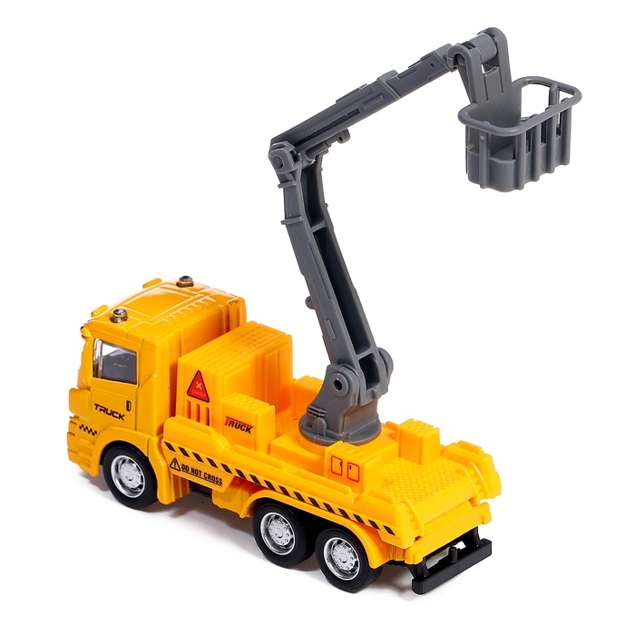 Машинка металлическа  Машинка металлическа "Строительная техника. Кран", МИКС