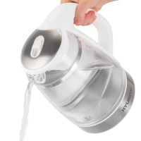 Чайник HYK-G5507 1.7л. 2200Вт белый