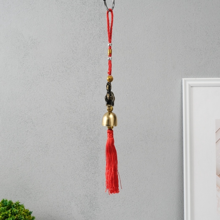 Колокольчик металл  Колокольчик металл "Кирин" 1 колокол d=2,5 см 37х5 см