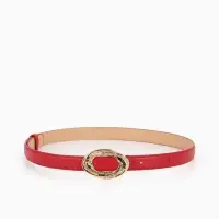 Ремень жен 04-01-01-04, Июнь2513, 2,4*0,3*110 см, без винта, пряж золото, гвоздик, крачный 1090316 Ремень жен 04-01-01-04, Июнь2513, 2,4*0,3*110 см, без винта, пряж золото, гвоздик, крачный 1090316