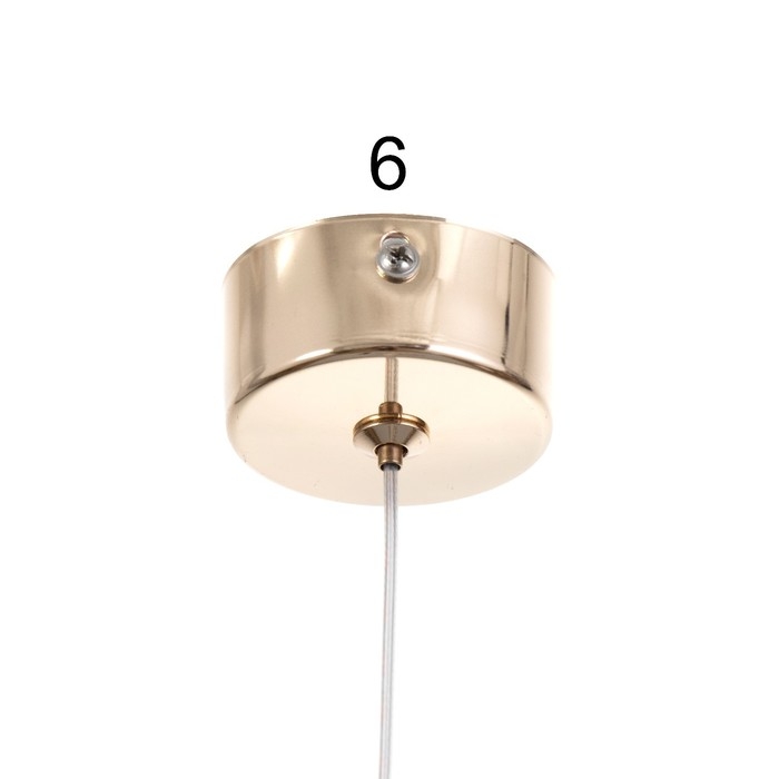 Светильник BayerLux Подвес BayerLuxной Светильник BayerLux Подвес BayerLuxной "Амадеус" LED 6Вт 4000К золото 5,3х5,3х43-243см