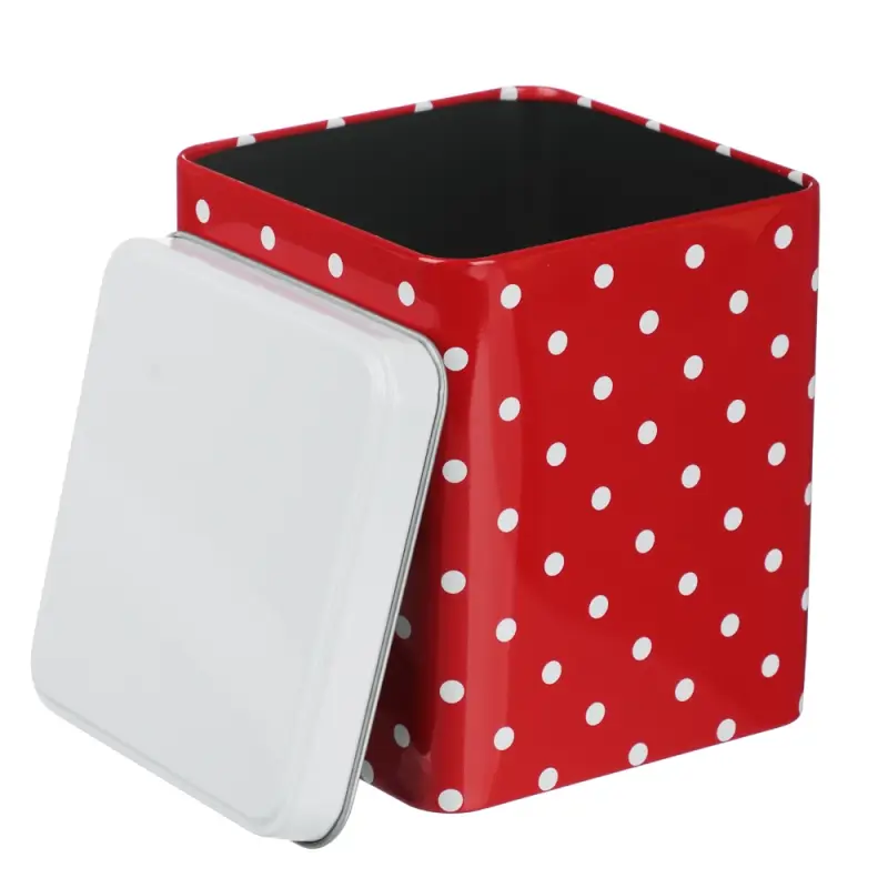 Банка для сыпучих продуктов тм VETTA, Горошек, 10x10x12см, жесть