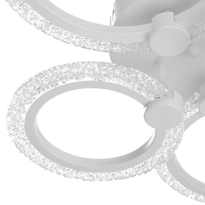 Люстра Люстра "Кольца" LED 80Вт Белый 2700-6400к 60х45х14